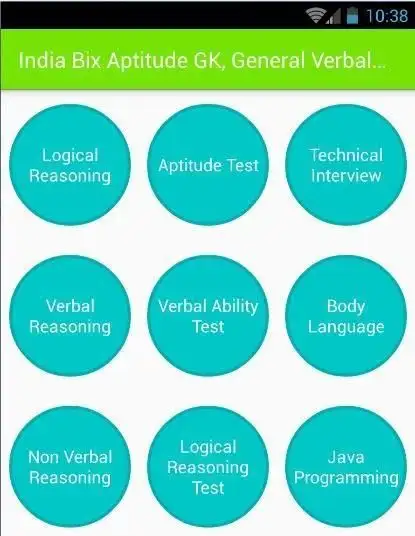 India Bix Aptitude GK, General Verbal Reasoning GS screenshot 3
