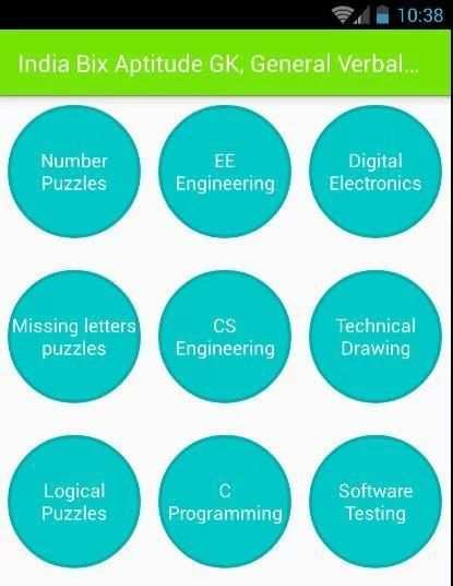 India Bix Aptitude GK, General Verbal Reasoning GS скриншот 2
