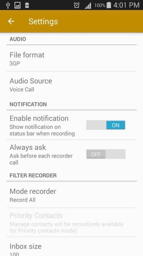 Auto Call Recorder 2018 स्क्रीनशॉट 3