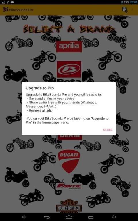 BikeSoundz Lite screenshot 3