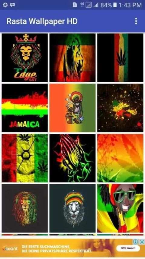 Rasta Wallpapers 1 تصوير الشاشة
