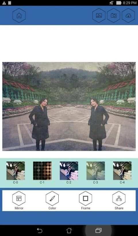 Mirror Photo Effect स्क्रीनशॉट 1