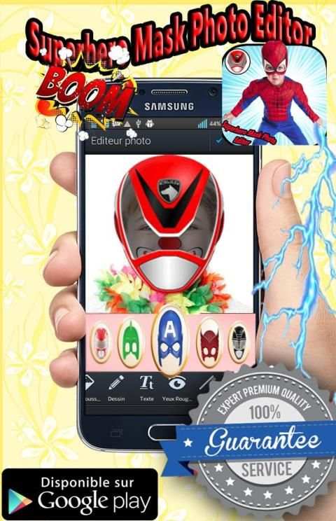 Superhero Mask Photo Editor скриншот 5