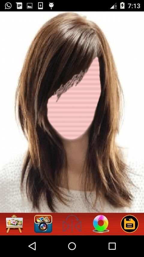 Girls Hair Style Face Changer स्क्रीनशॉट 5
