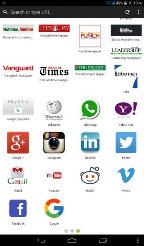 Bingo Browser app screenshot 2