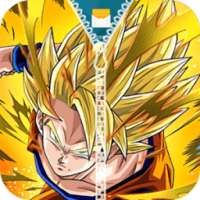 Saiyan Goku Zipper Lock Screen