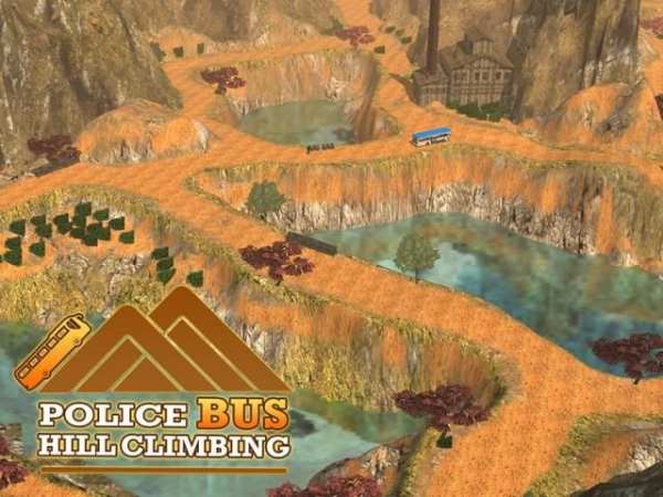Police Bus Uphill Driving screenshot 7