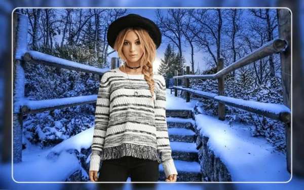 Snowfall Photo Frames скриншот 4