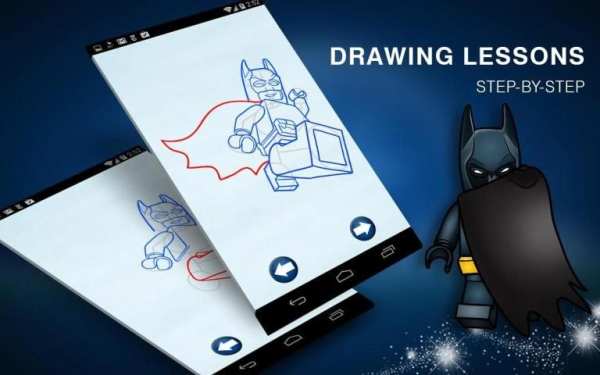 How to Draw Batman Legends in Lego Style screenshot 2