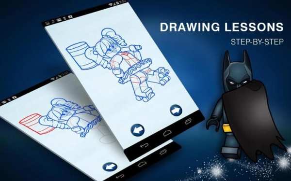 How to Draw Batman Legends in Lego Style screenshot 1