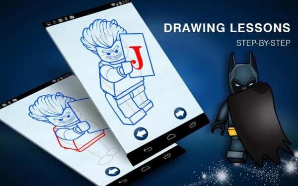 How to Draw Batman Legends in Lego Style screenshot 3