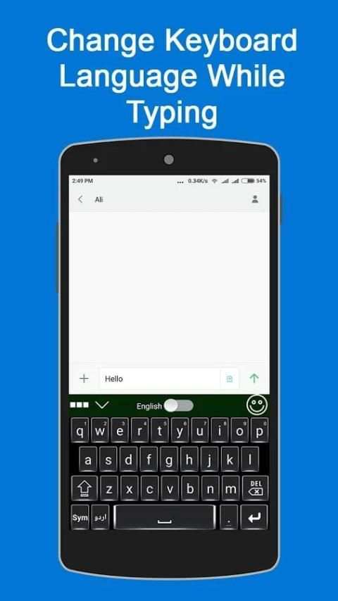 Urdu Keyboard Roman 2018 скриншот 2