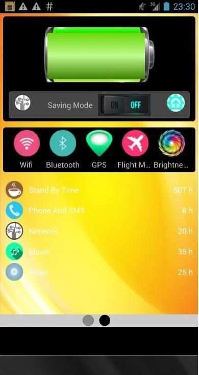 battery réglage saver super batterie consommation скриншот 2