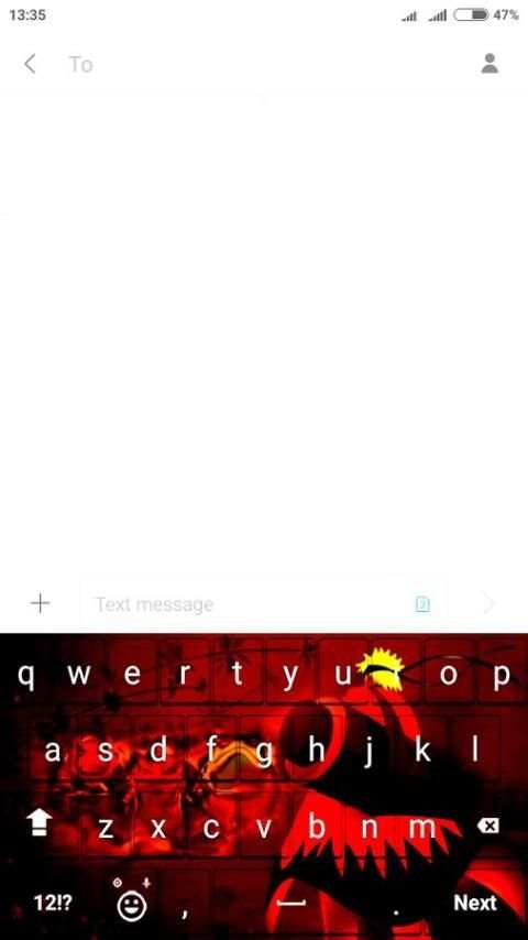 uzumaki shinobi keyboard screenshot 1