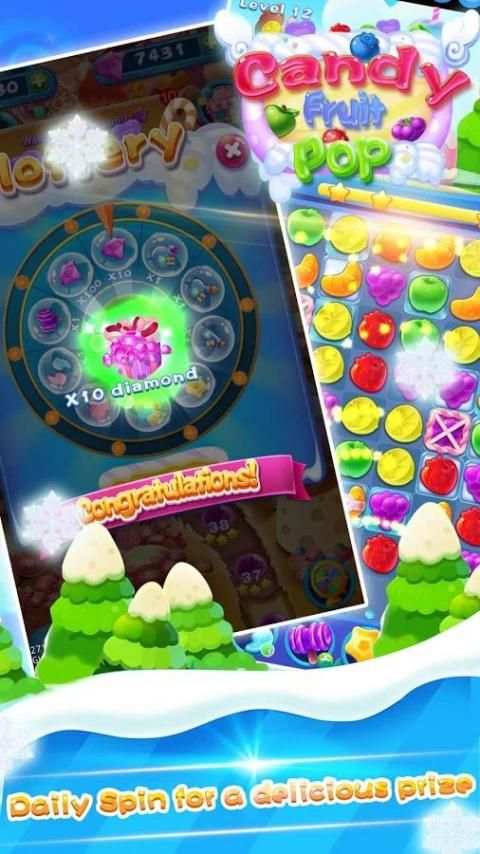 Candy Fruit Pop screenshot 6
