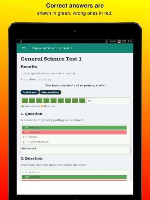 Grade 2 Science Quizzes 1 تصوير الشاشة