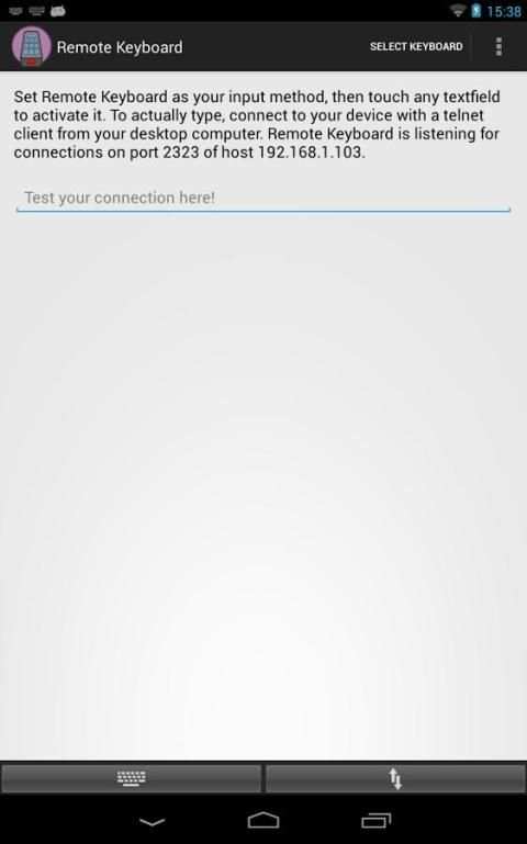 Remote Keyboard скриншот 3