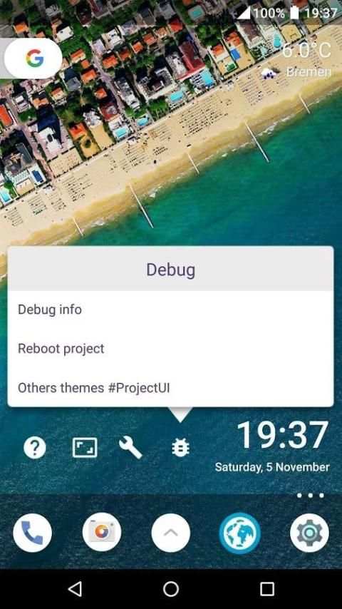 #ProjectUI - Android Nougat screenshot 1