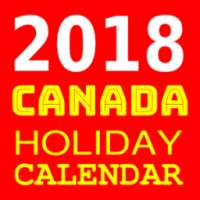 Canada Holiday Calendar 2018