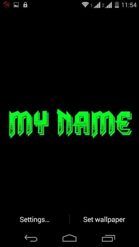 My Name 3D Live Wallpaper screenshot 3