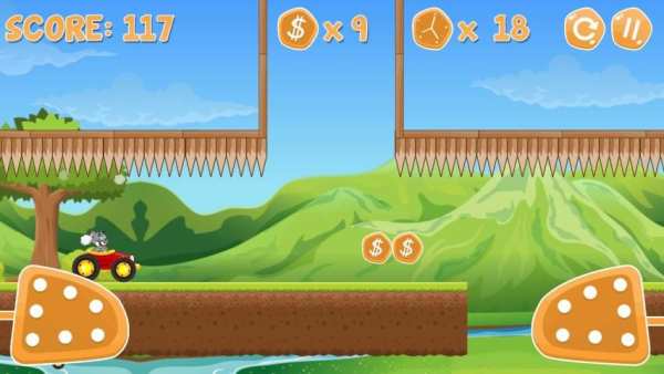Hill Danger Climber: Jerry Racing скриншот 2