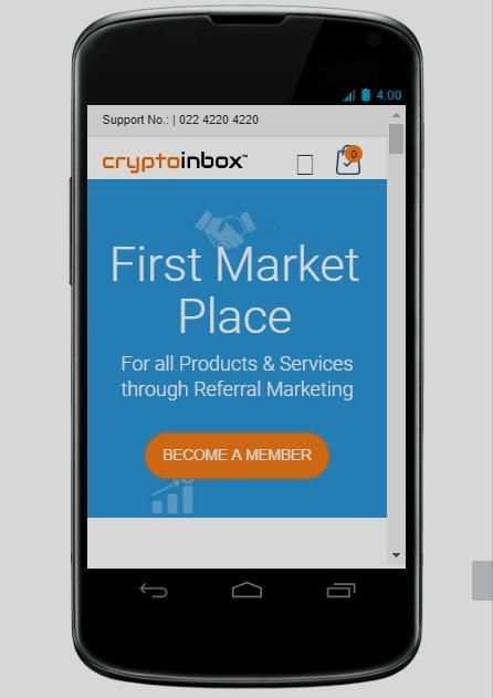 cryptoinbox wallet स्क्रीनशॉट 1