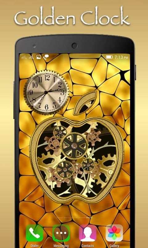 Golden Clock Live WallPaper screenshot 4