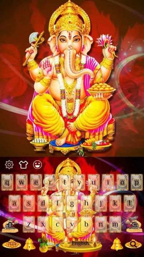 Lord Ganesha Music Keyboard Theme 3 تصوير الشاشة