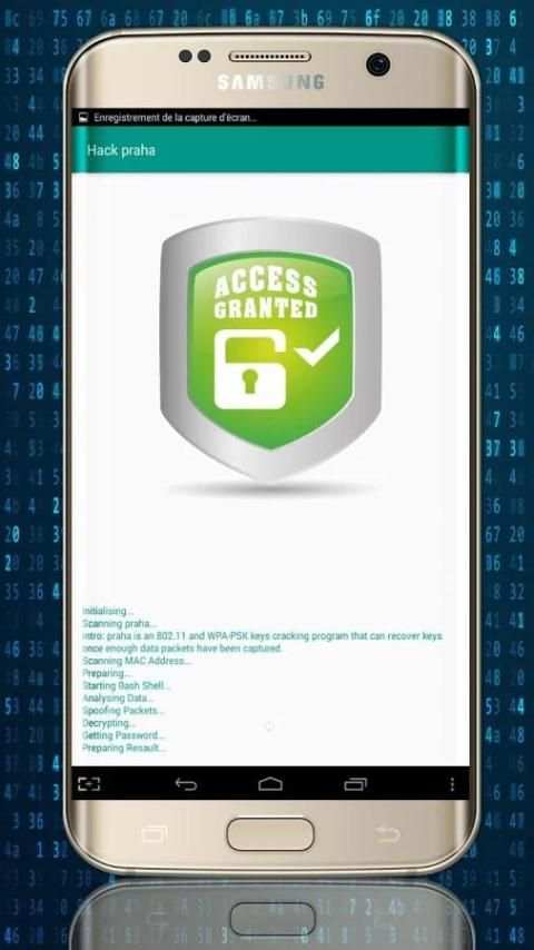 Wifi Password Hacker - Show Master Key : simulated screenshot 2