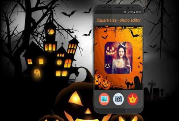 Snap Square Halloween No Crop- photo editor screenshot 2