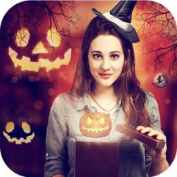 Snap Square Halloween No Crop- photo editor أيقونة