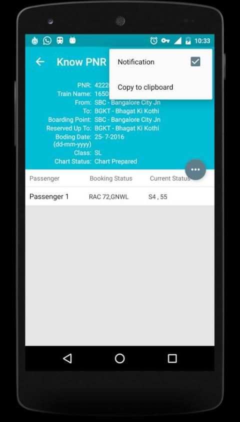 Indian Rail Info App screenshot 7