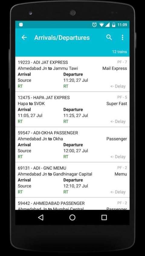 Indian Rail Info App скриншот 1