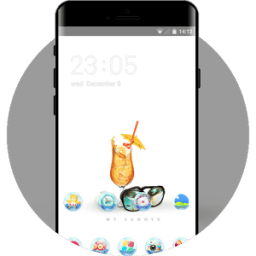 Magic Summer Juice Hand Draw Theme HD أيقونة