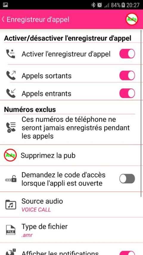 Enregistrement d'appel screenshot 3