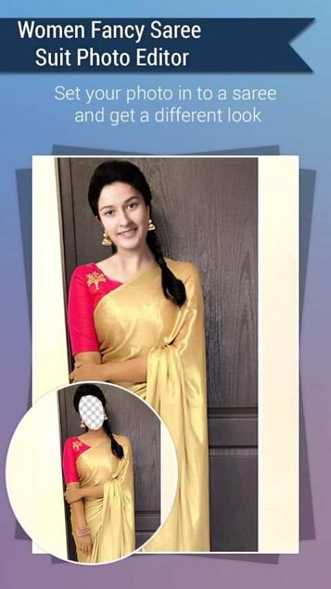 Women Fancy Saree Suit Photo Editor screenshot 4