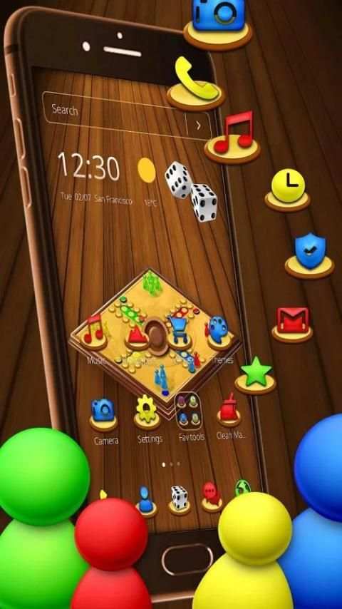 Tokens and Dice LUDO Game Theme screenshot 4