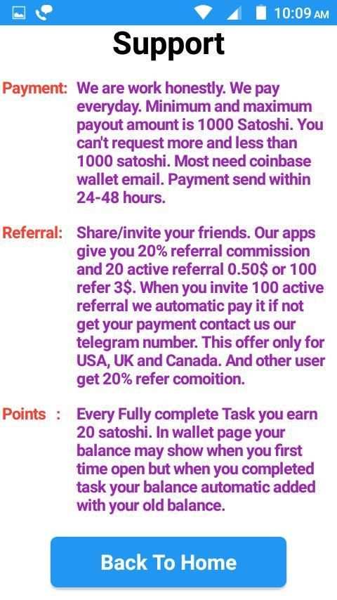 Satoshi pay Free Paytm screenshot 1