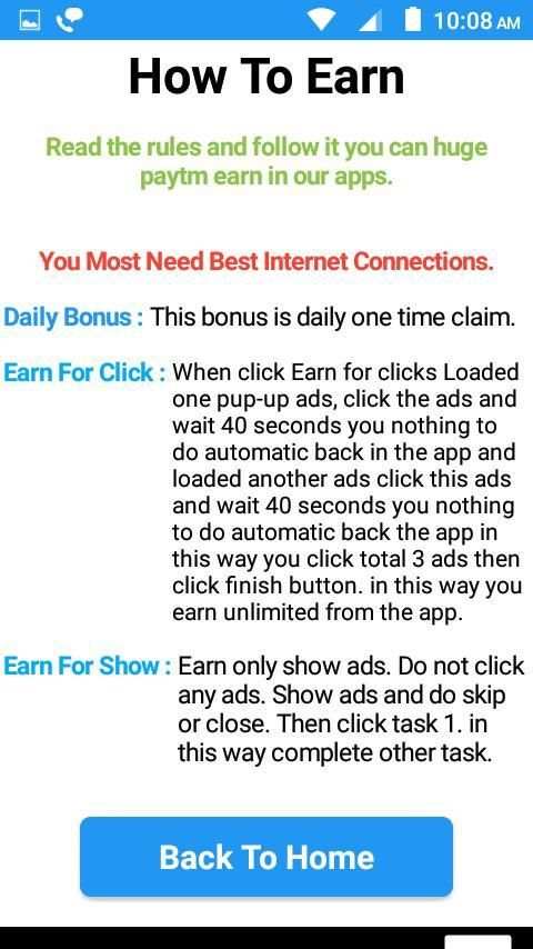 Satoshi pay Free Paytm screenshot 4