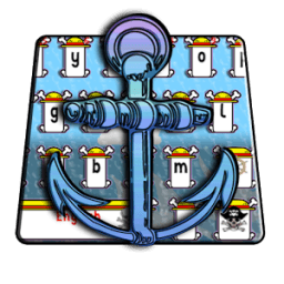 Blue Pirate Anime Keyboard Theme иконка