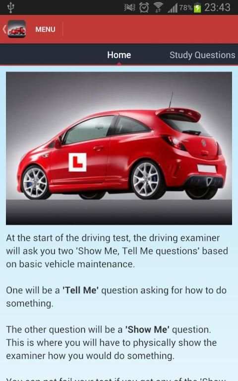 Show Me Tell Me Driving Free скриншот 6