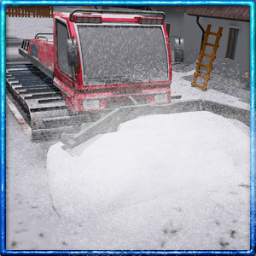 Excavator Pull Tractor: City Snow Cleaner