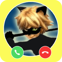 Miraculous Cat Noir Fake Call icon