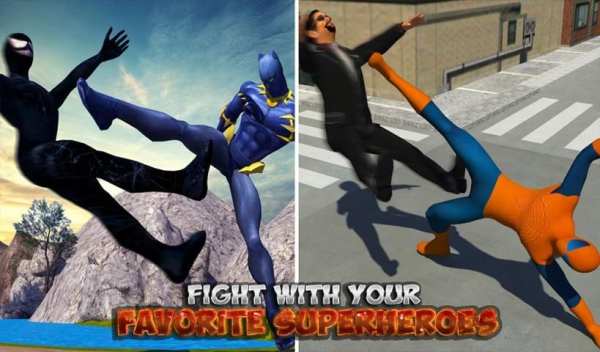 Flying Spider Rope Hero: Crime City Rescue Mission स्क्रीनशॉट 7