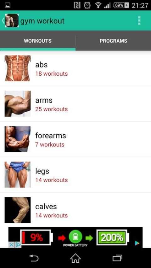 Gym workout स्क्रीनशॉट 3