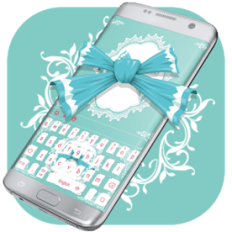 ikon Blue Bowknot Keyboard