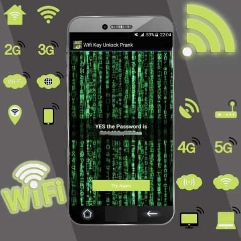 Wifi Key Unlock Prank screenshot 1