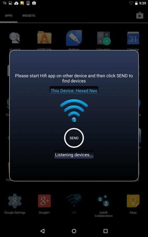 Hifi | WiFi Direct File Share 6 تصوير الشاشة