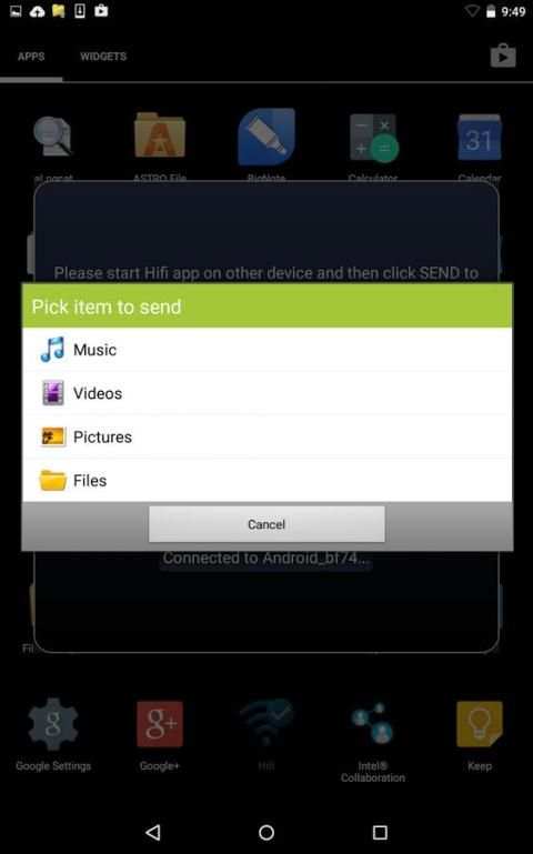 Hifi | WiFi Direct File Share 2 تصوير الشاشة