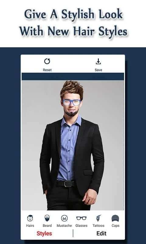 Man Hair Mustache & Beard Style - Boy Photo Editor 4 تصوير الشاشة